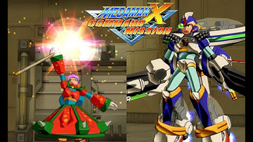 Rafflesian and Ultimate Armor X! Mega Man X Command Mission
