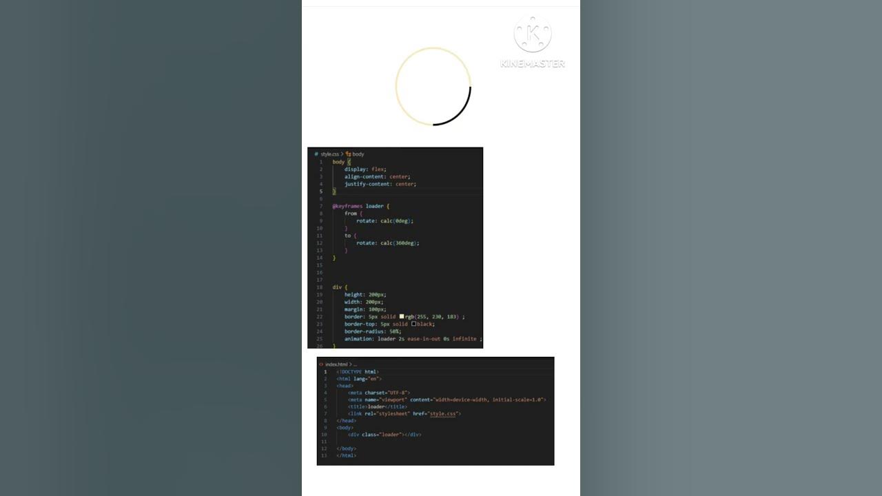 Creative CSS Loading Animation Effect | CSS Animation Tutorial #css # ...