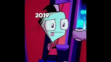 Invader Zim in 1999 and 2019 #invaderzim #invaderzimentertheflorpus