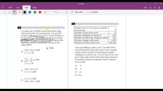 new sat test 2 section 4 q9