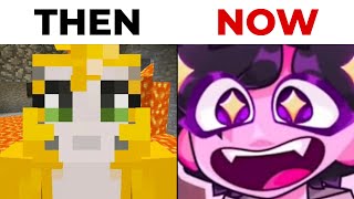 Minecraft YouTubers THEN vs NOW