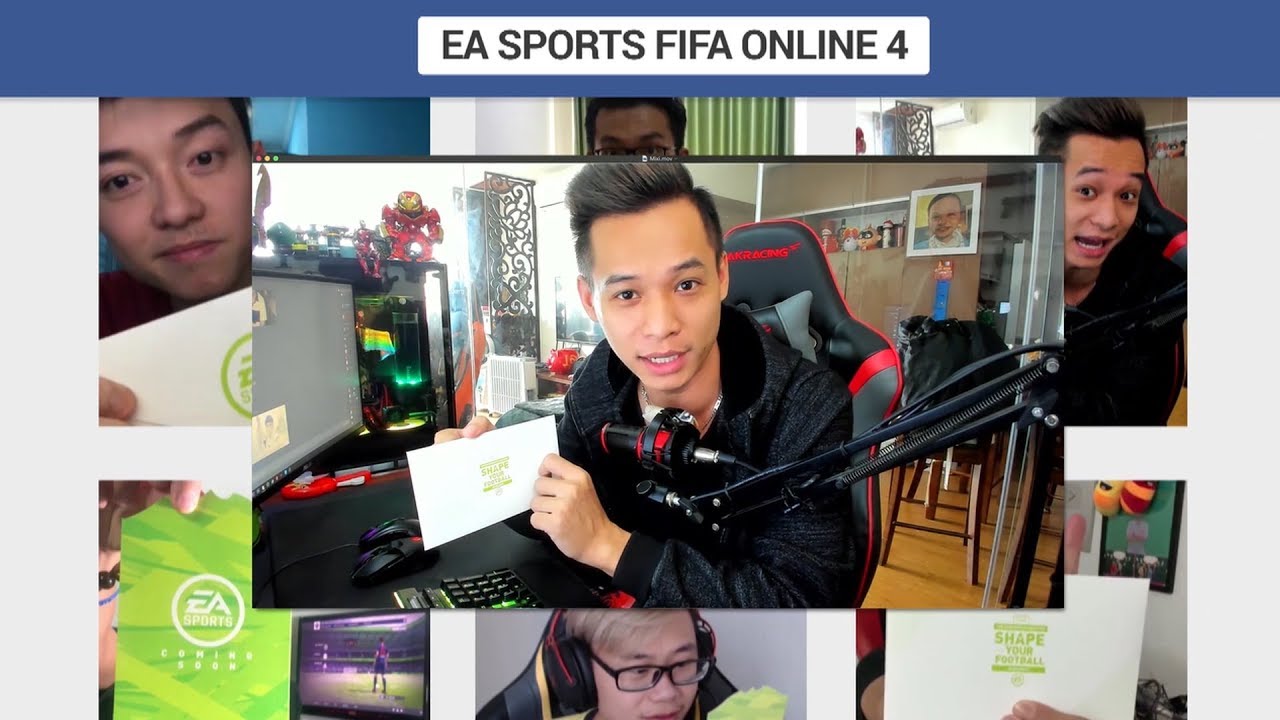 HÀNG LOẠT CÁC STREAMERS, YOUTUBERS ĐÃ NHẬN ĐƯỢC THƯ MỜI TỪ EA SPORTS FIFA ONLINE 4