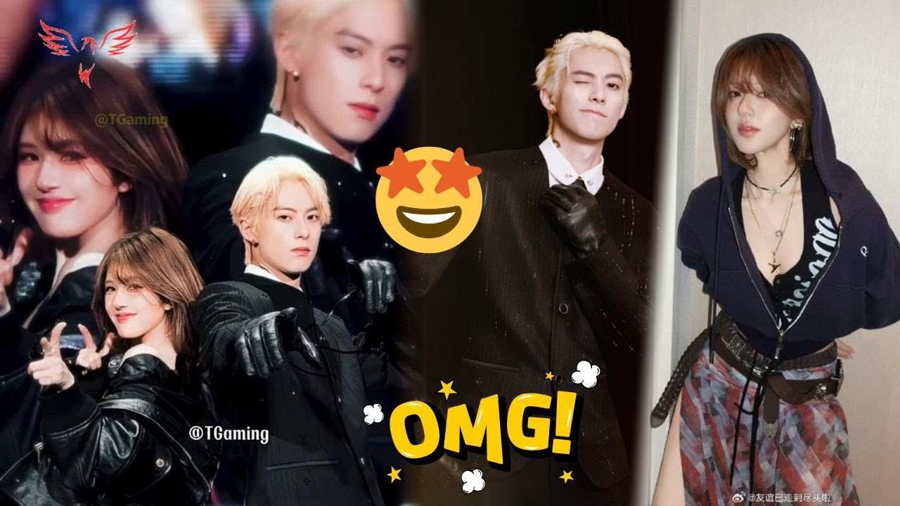 Omg! ✨ Double the visual impact — Wang Hedi updates Douyin with Zhao Lusi on stage 🎤🔥