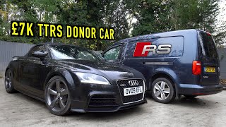 WE&#39;RE SWAPPING the CHEAP AUDI TTRS ENGINE into my VW CADDY!