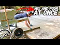 How To Pour A Concrete Patio QUICK!