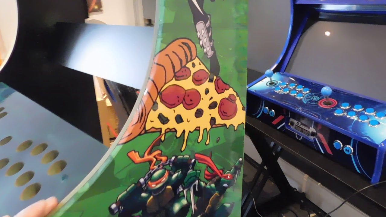 Tmnt Custom Arcade Update Side Art Applied Youtube