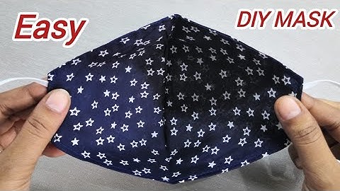 All Sizes | Very Easy New Style Pattern Mask | It Only takes 5 Minute to Sew a Best Perfect Fit Mask