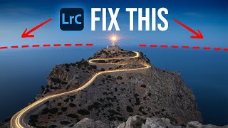 Fix CURVED HORIZONS with LENS CORRECTIONS - Lightroom Tutorial