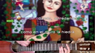 Volver a los 17 - Violeta Parra - Karaoke Guitar chords