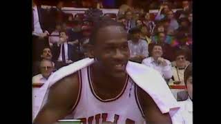 1987 Milwaukee Bucks @ Chicago Bulls 2/28/1987 Michael Jordan