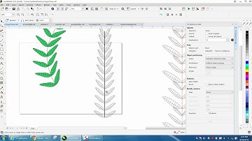 Corel Draw Tips & Tricks Object to Path make a Vine Part 3D