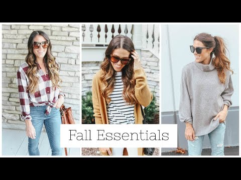 10 Basics For Your Fall Wardrobe | My Fall Essentials!