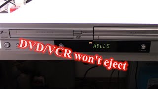 dvd / vcr tray fix won't eject