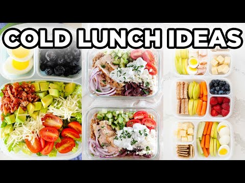 Healthy Cold Lunch Ideas For Kids or Work