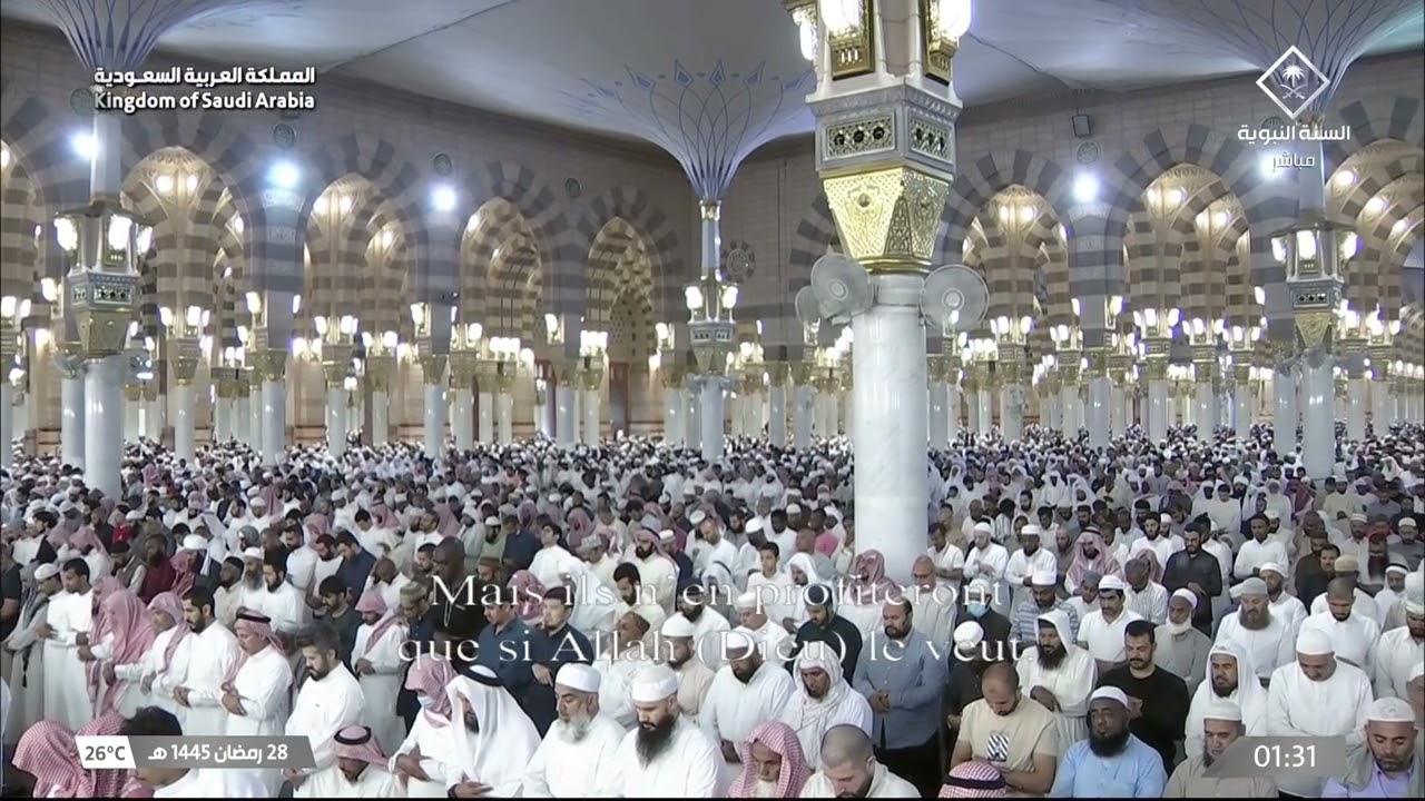 صلاة التهجد للشيخ عبدالله البعيجان ليلة 28 رمضان 1445هـ - التسليمتان الأخيرتان