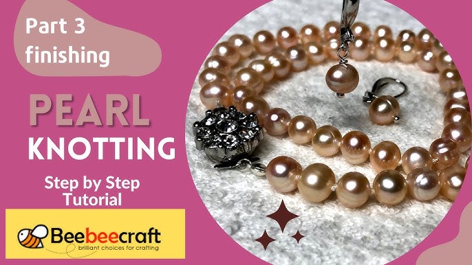 DIY Chanel Pearl Necklace  Easy How to Jewelry Making Tutorial