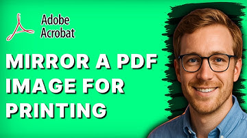 How to Mirror a PDF Image for Printing in Adobe Acrobat Pro DC [2025 Guide]
