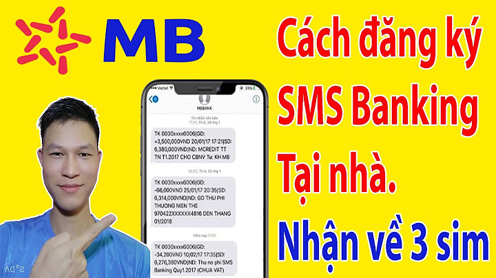 Hướng dẫn đăng ký dịch vụ sms banking của bidv