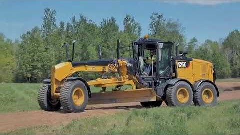 Cross Slope on Cat Motor Grader