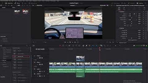 Quick and dirty trick to blurring stationary objects in Davinci Resolve