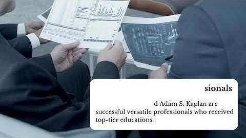 Adam and Daniel Kaplan - Entrepreneurs And Philanthropists