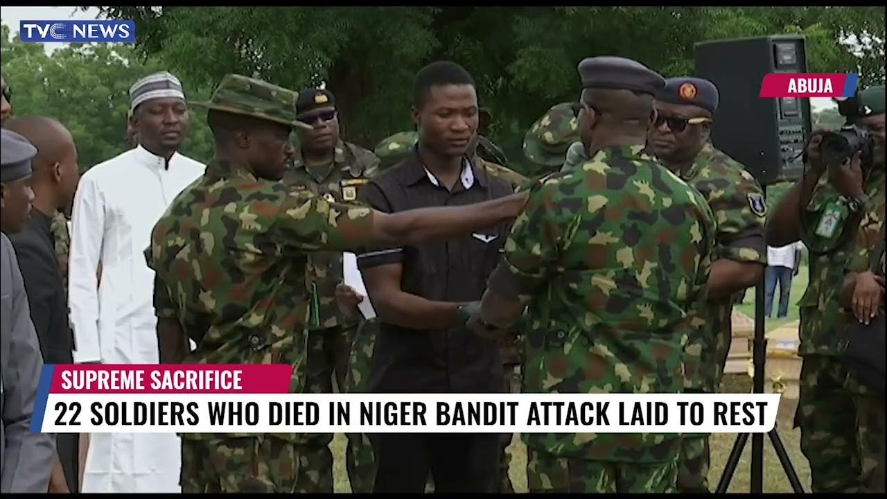 22 Soldiers Who Died In Niger Bandit Attack Laid To Rest