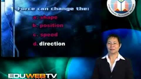 SCIENCE : Form 2 - Understanding Force