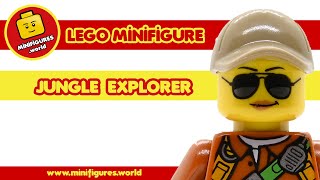 🦁 LEGO minifigure: Jungle Explorer (cty0808) 🦁 [JUNGLE]