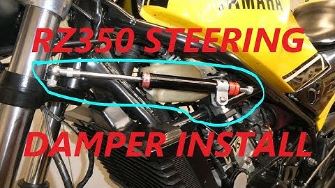 RZ350 Thrasher Bike – Install a Steering Damper