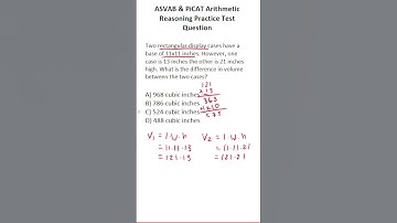 ASVAB/PiCAT Arithmetic Reasoning Practice Test Q: Volume #acetheasvab with #grammarhero #afqt