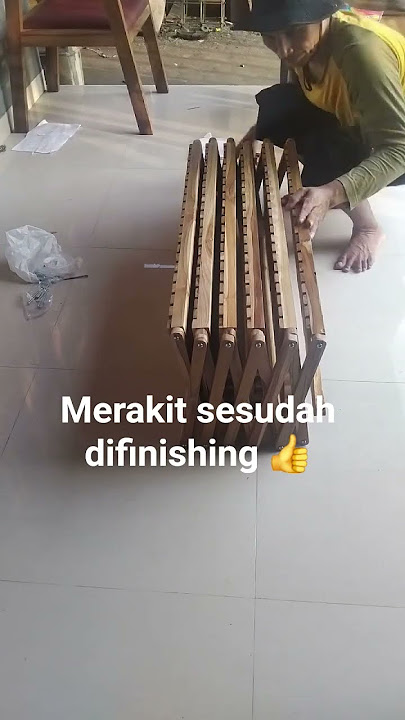 Dirakit lagi sesudah difinishing 💯 #raksepatulipat #woodworking #woodscraft #diy