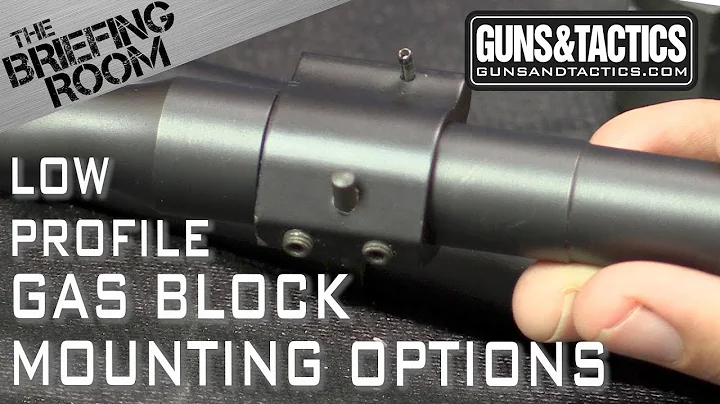 AR15 Low Profile Gas Block Mounting 101