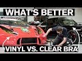 Vinyl Wrap vs. Clear Bra: What's Better?