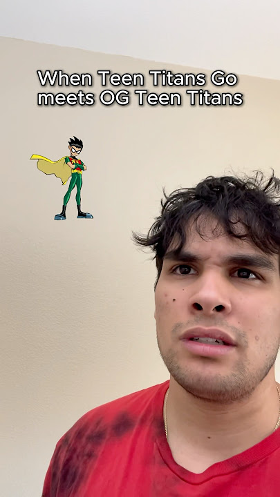 Teen Titans Go Meets Teen Titans #teentitansgo #teentitans #dc #comics