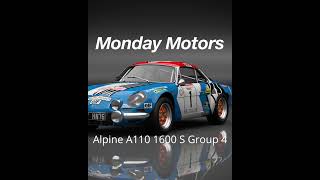 Monday Motors (Alpine A110 1600 S Group 4)