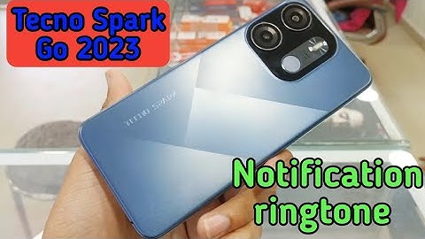 How To Change Notification Ringtone In Tecno Spark Go 2023, Tecno Spark Go 2023 Mein