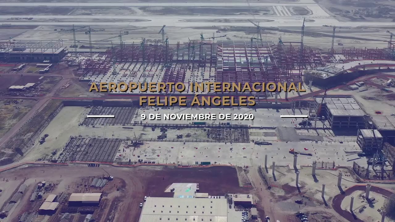 Avance En La Construccion Del Aeropuerto Internacional Felipe Angeles 09 Nov 2020 Aifa Gobierno Gob Mx