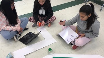 Girls coding with Edison robots. STEM coding Computer Science programming WhyMaker