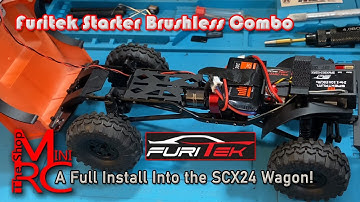 SCX24 - Furitek Brushless Starter Install! The Venom & Lizard Pro are Perfect for a first Brushless