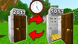 COMO HACER UNA MÁQUINA DE TIEMPO QUE FUNCIONA EN MINECRAFT POCKET EDITION ! (Sin Mods, Ni Addons)