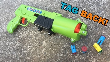 The Vintage, "Automatic Super Gun" Dart Blaster || TAG BACK! | Walcom S7