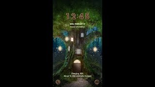Information Galaxy Premium Theme -  Fantasy Forest Animated Lockscreen News