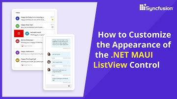 How to Customize the Appearance of .NET MAUI ListView Control