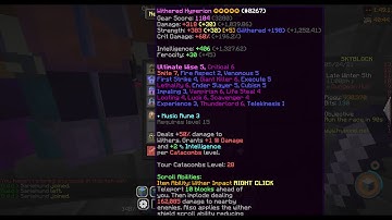How it feels to get a Hyperion with a Music rune 3 Hypixel Skyblock
