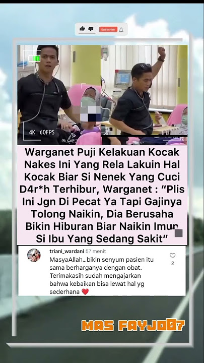 Nakes Joget Kocak bikin Nenek Terhibur, Warganet ikut Salut✨#NakesBaik#KisahInspiratif#BikinTerharu