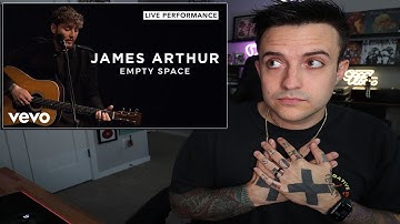 First Reaction - James Arthur - Empty Space LIVE