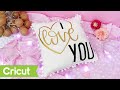 Cricut Tutorial #6 Cuscino con scritta Iron On - iron-on Pillow