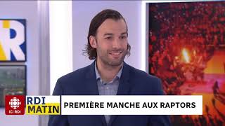 Première manche aux Raptors