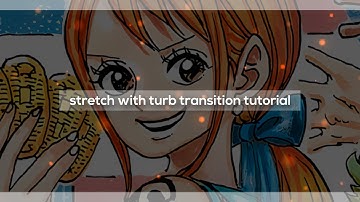 stretch with turbulent displace transition | after effects tutorial