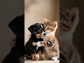 Super cute kittens and puppies #cute